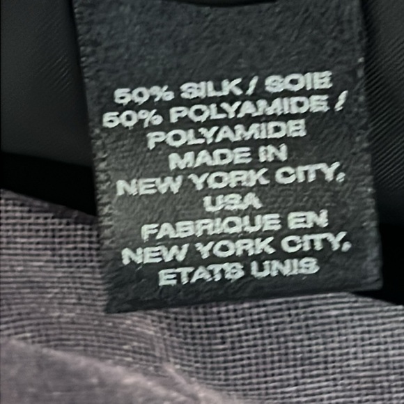 Lafayette 148 New York Strapless Draped Purple Silk Blend Floral Chiffon Dress 6 - Picture 9 of 9